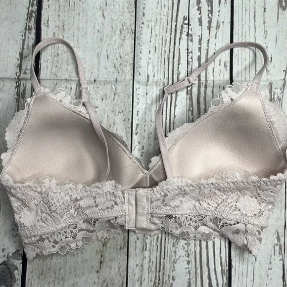 Aerie Bralette Lace Bra 32C Lightly Padded - Picture 5 of 11